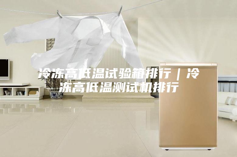 冷凍高低溫試驗箱排行|冷凍高低溫測試機排行