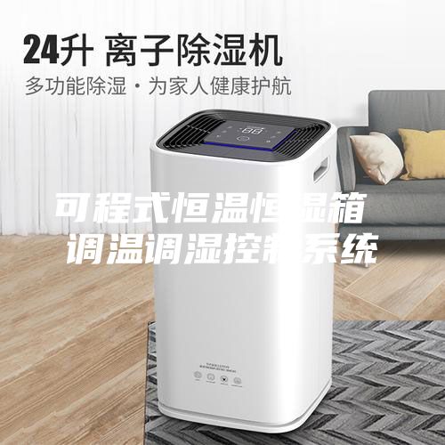 可程式恒溫恒濕箱 調溫調濕控制系統