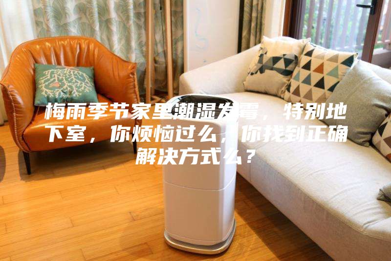 梅雨季節(jié)家里潮濕發(fā)霉,特別地下室,你煩惱過么,你找到正確解決方式么?
